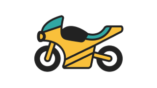 バイクのイラスト