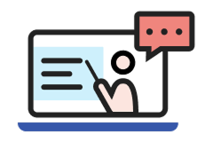 オンライン学科のイラスト